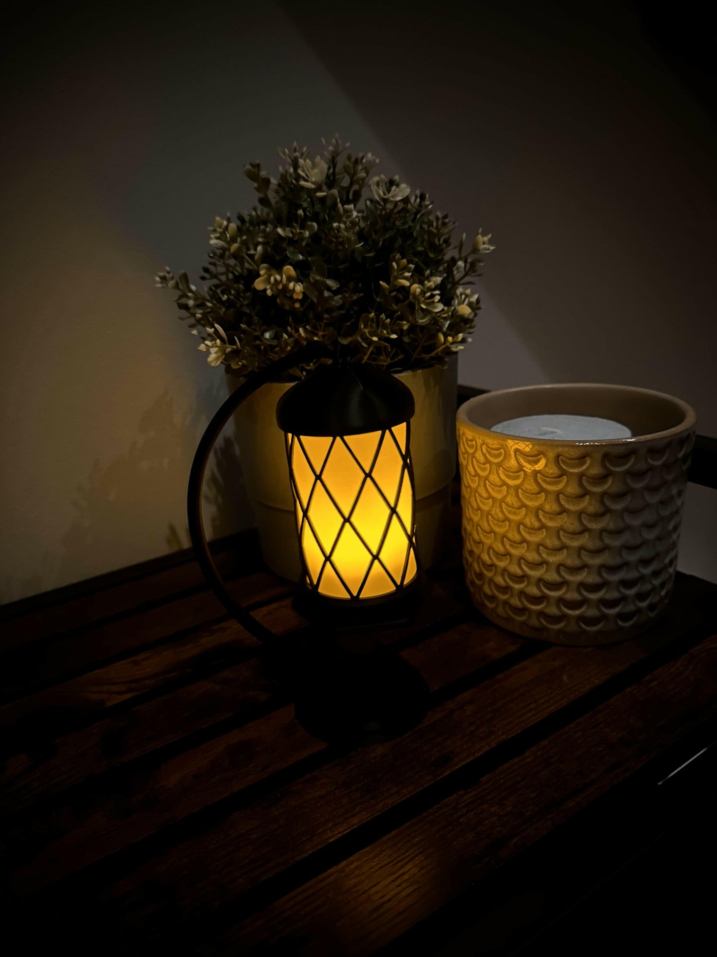 Mini LED-Teelicht-Laterne rund – nachhaltig & stilvoll