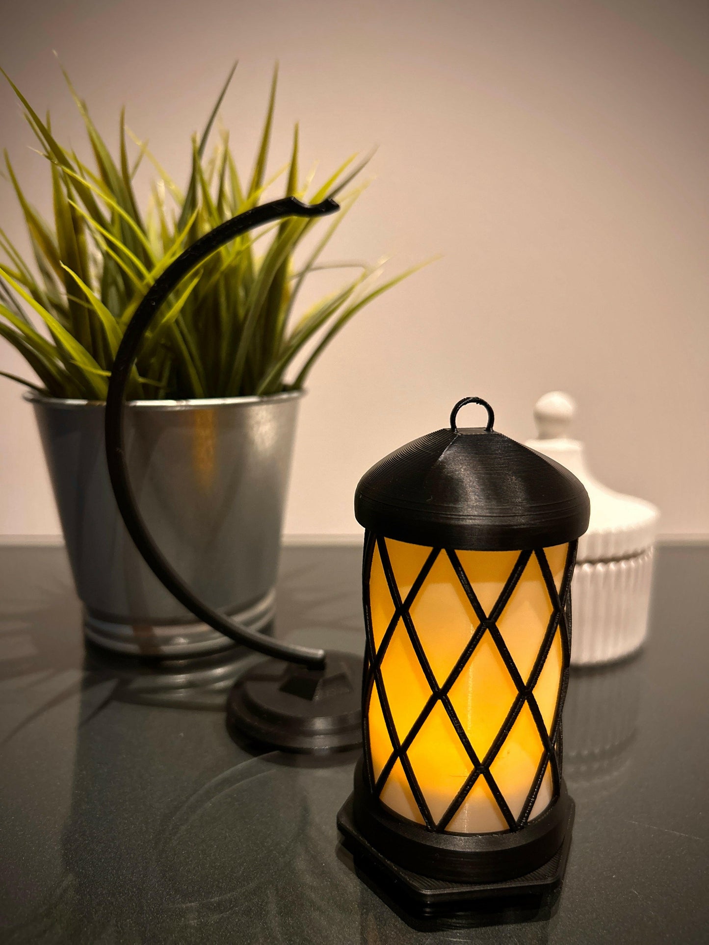 Mini LED-Teelicht-Laterne rund – nachhaltig & stilvoll